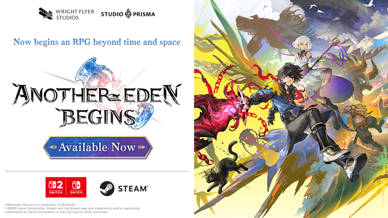 Another Eden Begins 全球同步发售,登陆 Switch 与 Steam Another Eden Begins 全球同步发售,登陆 Switch 与 Steam